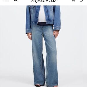 Madewell Maternity Light Blue Flare Jeans